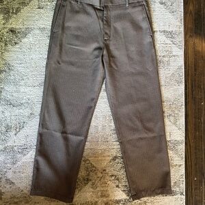 Men's Brown Houndstooth Pants